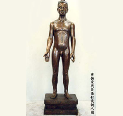 仿宋天圣針灸銅人 (真銅全銅、高170CM)